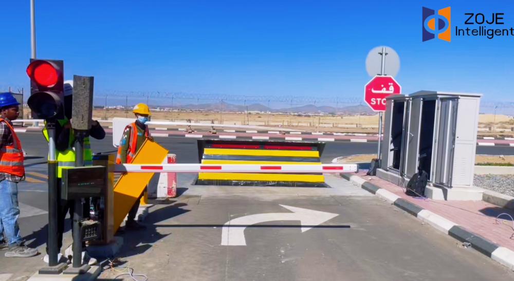 ​Hệ thống rào chắn và rào chắn ZOJE đang hoạt động tại Dự án Ả Rập Saudi