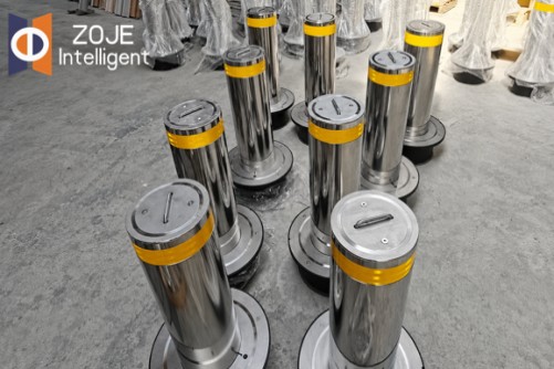 Bollard thủy lực bán tự động ZOJE để kiểm soát ra vào phương tiện linh hoạt