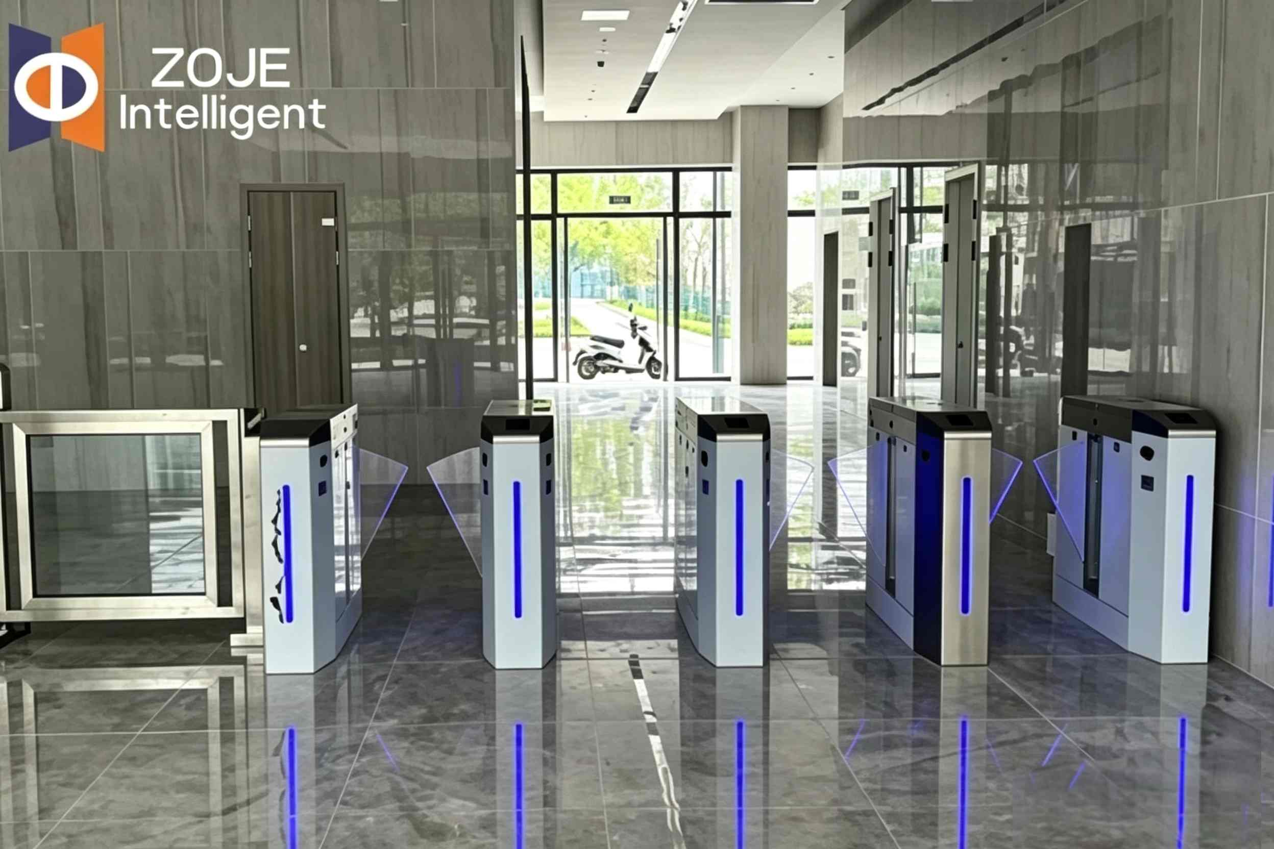 Cổng quay có nắp chống va chạm: Được thiết kế để xử lý đám đông hàng ngày
